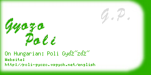 gyozo poli business card